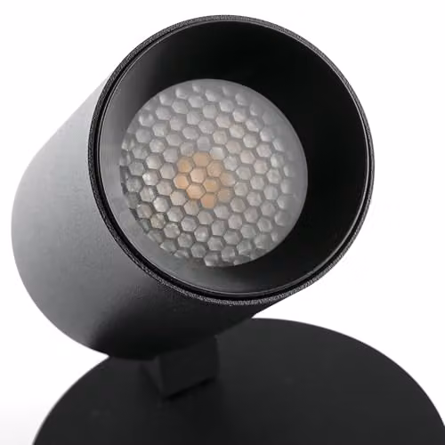 Netlighting Stan Single Spotlight in Matt Black – 3
