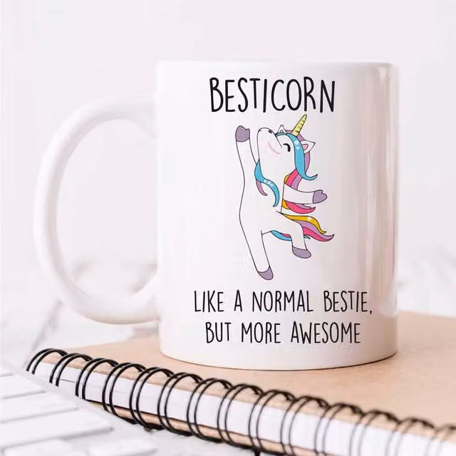60 Second Makeover Besticorn White Ceramic Mug
