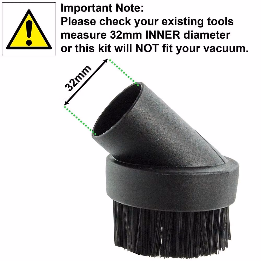 Nordara Black Plastic Tool Kit for Titan Vacuum Brush Nozzle Pipe Tube Hoover Rods – 2