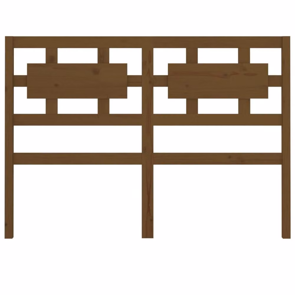 Berkfield Home Rustic Solid Wood Pine Bed Headboard, Brown, W: 205.5 cm, D: 4 cm, H: 100 cm – 3
