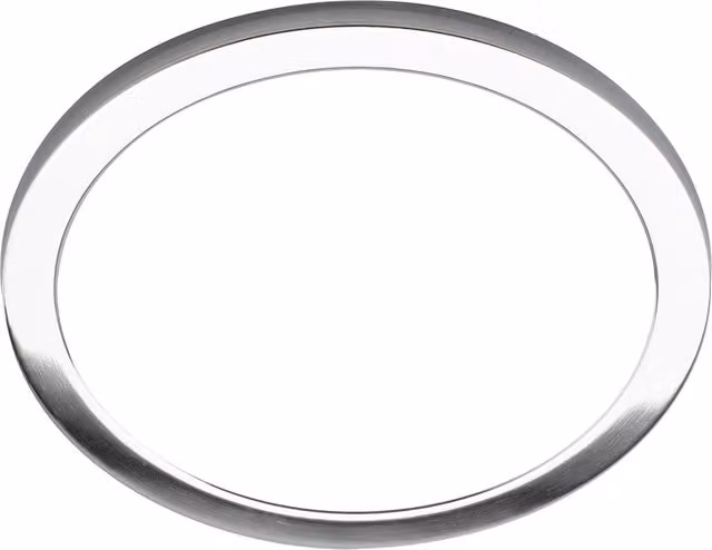 Litecraft Darly 24W LED Round Flush Ceiling or Wall Light in Chrome