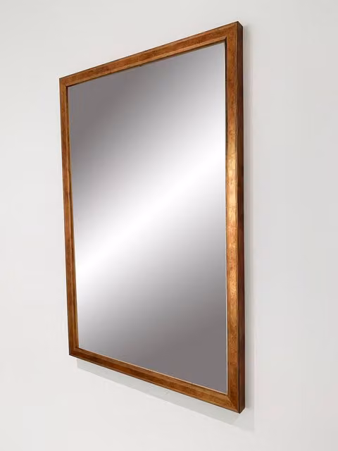 Benjamin Tate Design LTD Chicago Lux Rectangular Wall Mirror in Bronze, Black and Copper, 81 x 81 cm