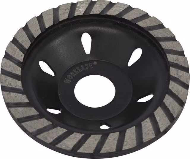 Loops Diamond Cup Stone and Concrete Grinding Disc, Multicolour, Dia: 105 mm, Bore: 22 mm
