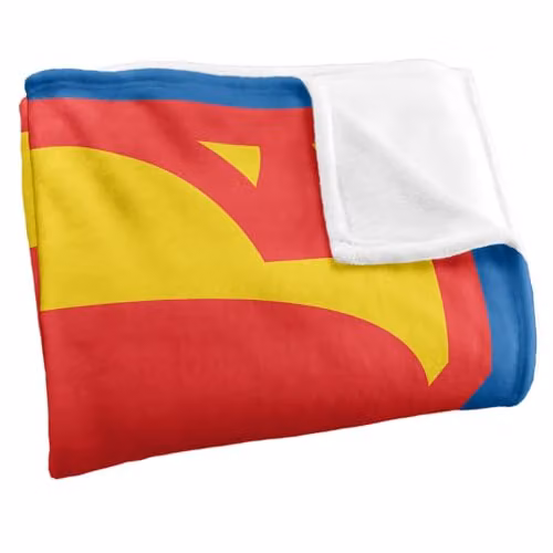 Warner Bros. Superman Shield 1970 Super Soft Fleece Throw Blanket, Multicolour, W/D/H: 152.4 x 127.0 x 152.4 cm – 2