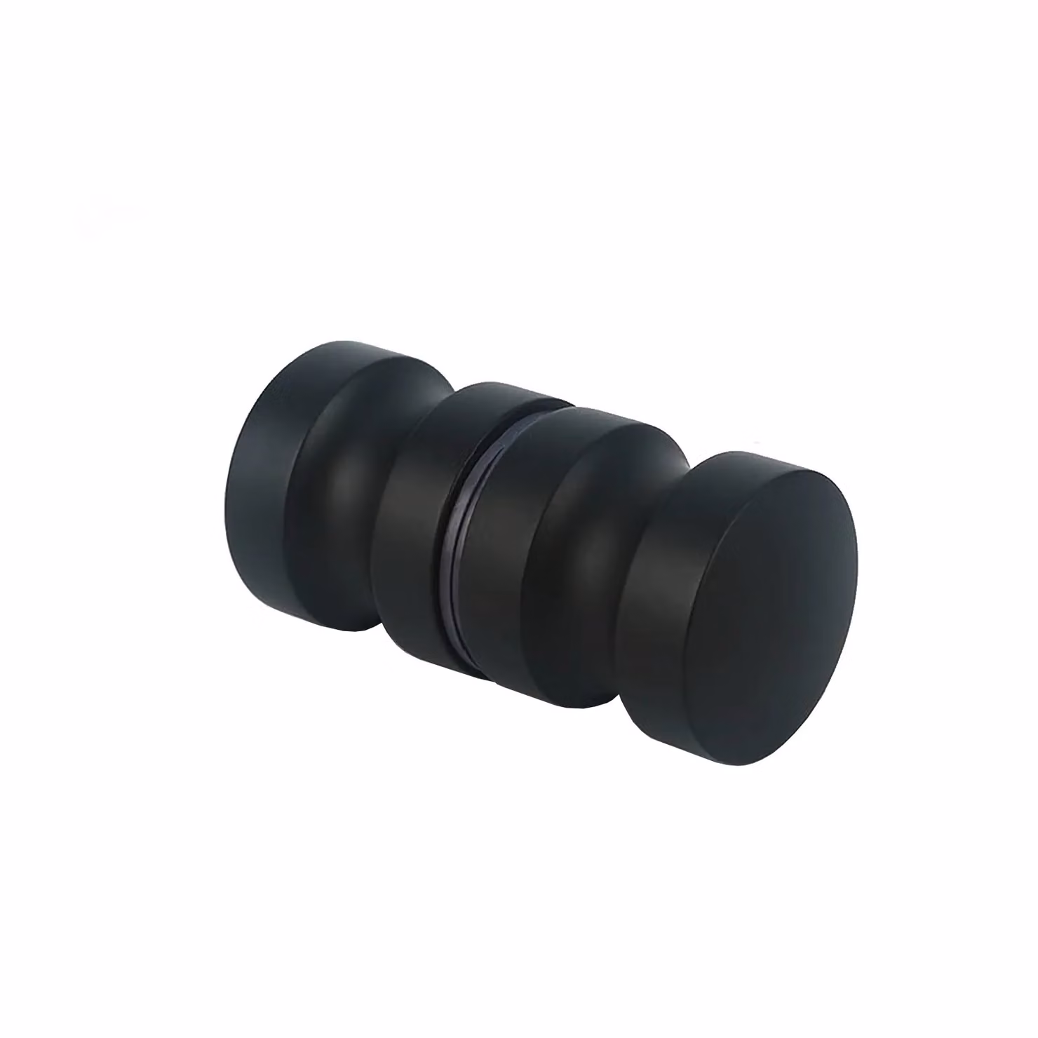 Nes Home Round Black Aluminium Shower Door Knob Handle – 2