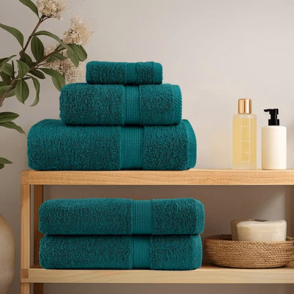 Berkfield Home SOLUND Premium Cotton Sauna Towels, 10 Pack, Green, W: 80 cm, L: 200 cm, 600 gsm – 2