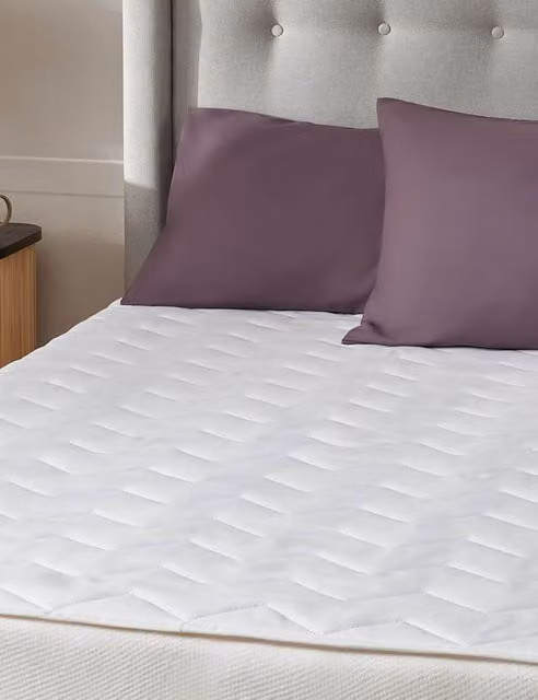Silentnight Deep Sleep Mattress Protectors, 2 Pack, White, W: 120 cm, L: 200 cm