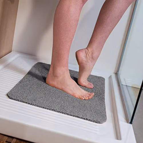 JML Hydro Wonder Non-Slip, Quick-Drying and Mould-Resistant Bath Mat, Grey, W/D: 40 x 60 cm – 2