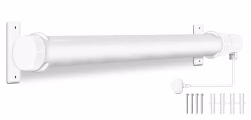 Prem-i-air 135W White Wall Mounted Tubular Heater with Frost and Overheat Protection