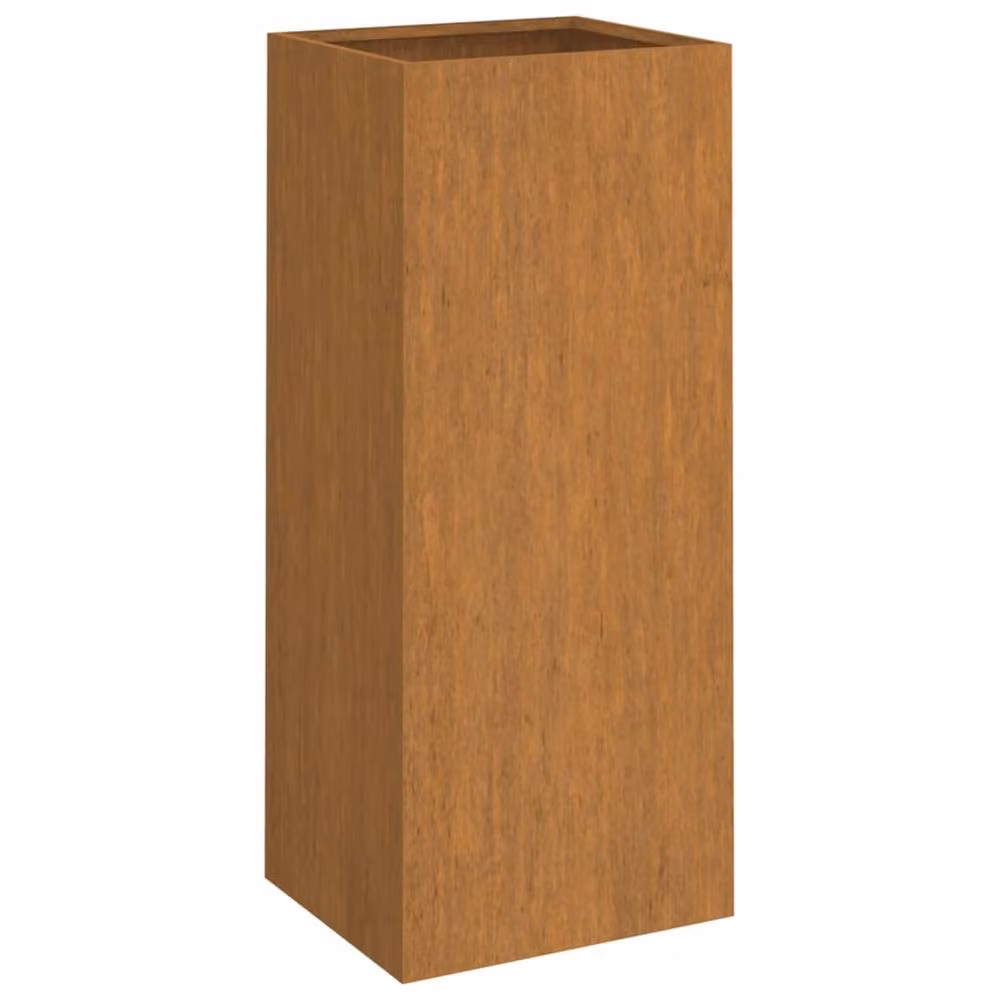 Berkfield Home Corten Steel Planter Tub in Brown, W/D/H: 32 x 29 x 75 cm – 2