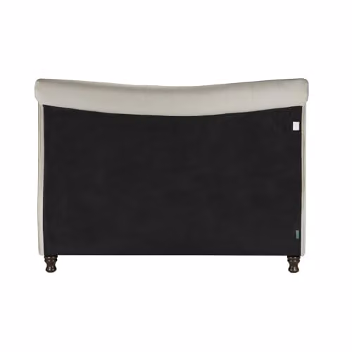 Birlea Copenhagen Upholstered Fabric Bed in Beige/Brown, 150cm – 3
