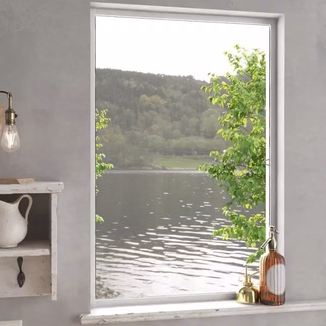 Berkfield Home White Insect Screen for Windows W: 80 cm, H: 120 cm