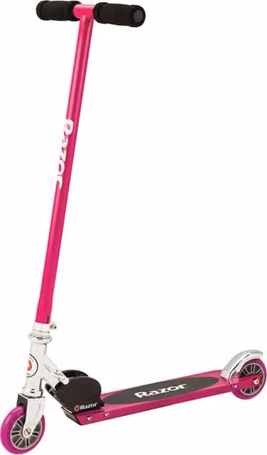 Razor S Sport Foldable Kick Scooter with Brake, Pink