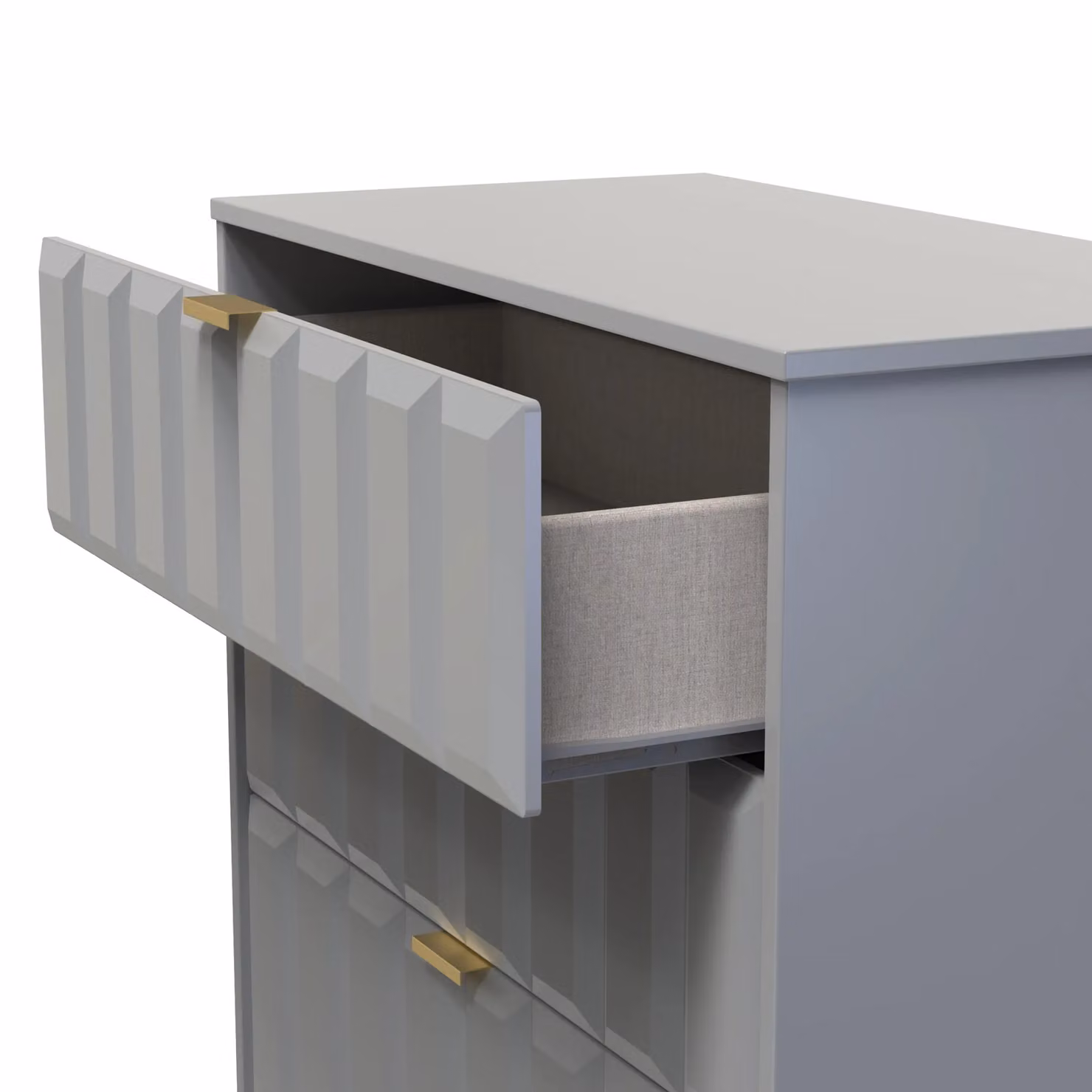 Ready Assembled 2 U Seattle 3 Drawer Deep Chest in Grey – 2