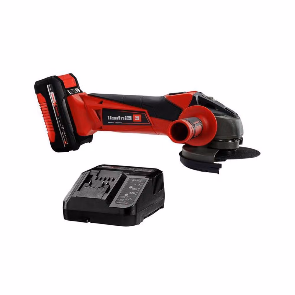 Einhell TC-AG 18/115 Li Power X-Change Angle Grinder, Red – 2