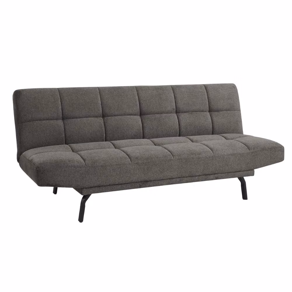 Home Detail Celosia 3 Seater Fabric Sofa Bed in Grey, W/D/H: 186 x 110 x 94 cm – 2