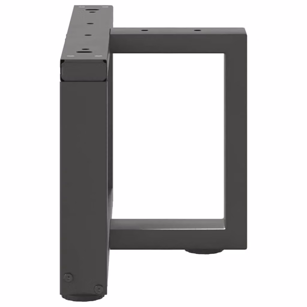 Berkfield Home T-Shaped Coffee Table Legs, 2 Pieces, Anthracite and Black Steel, W: 50 cm, D: 25 cm, H: 30-31 cm – 4