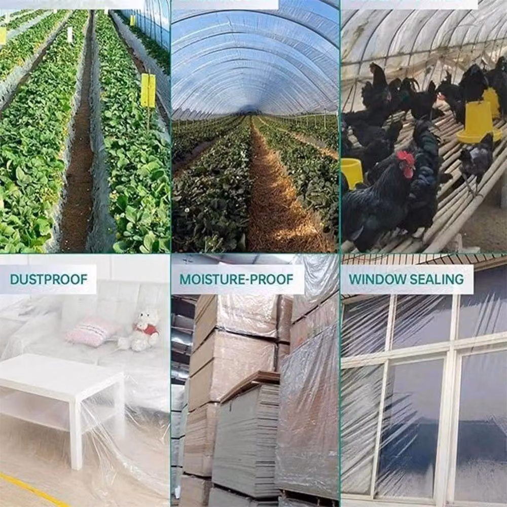 FLAVORA Extra-Thick Transparent Polythene Sheeting – 3