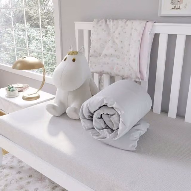Snug City Anti Allergy 4.5 Tog Summer Soft Touch Microfibre Cot Bed Duvet in White