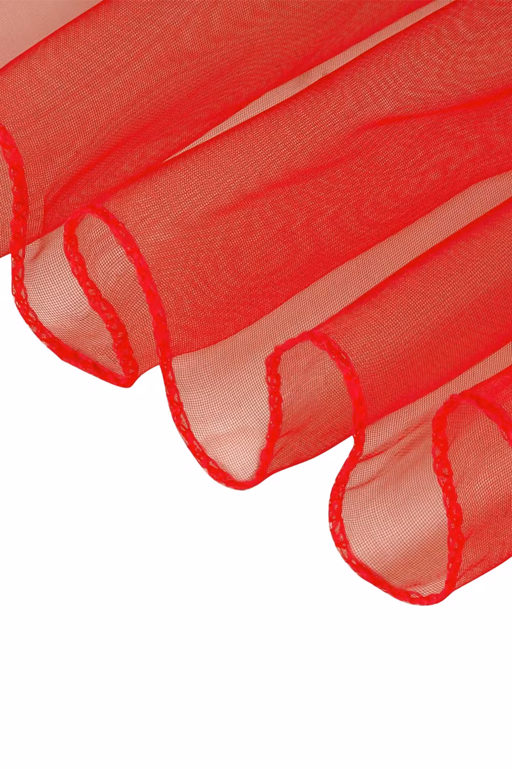 Neel Blue Organza Chair Sashes in Red, 17 cm x 280 cm – 2