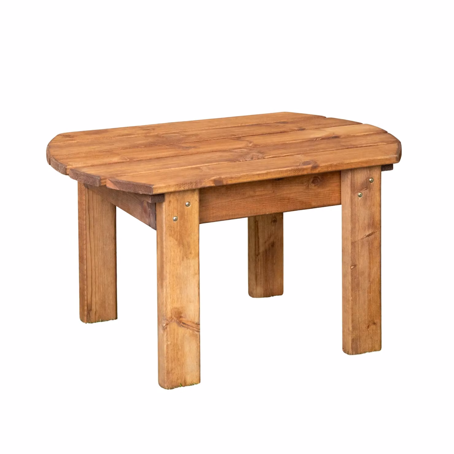 Samuel Alexander Rustic Brown Treated Hardwood Outdoor Coffee Table – 2