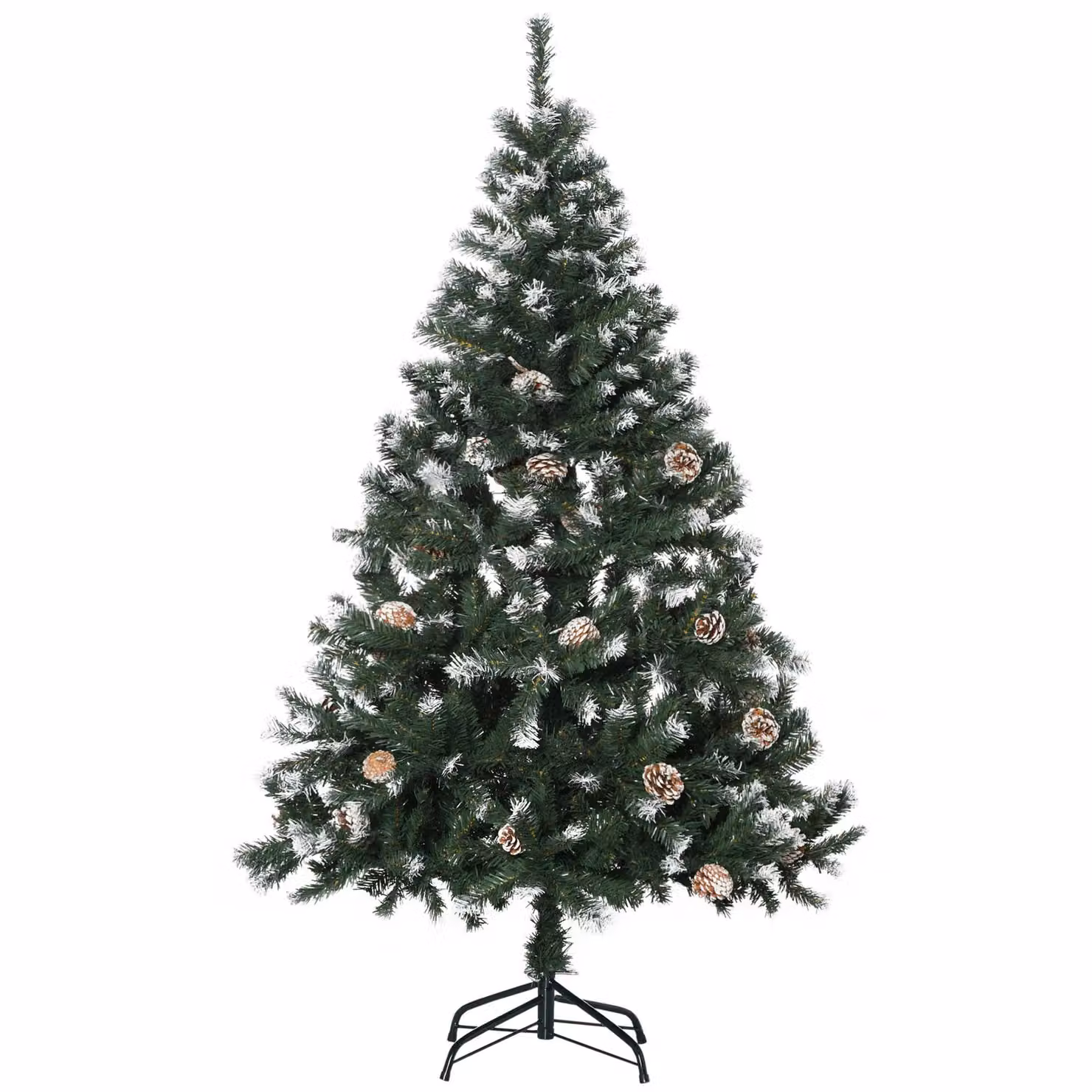 HOMCOM 5ft Green Artificial Christmas Tree – 2