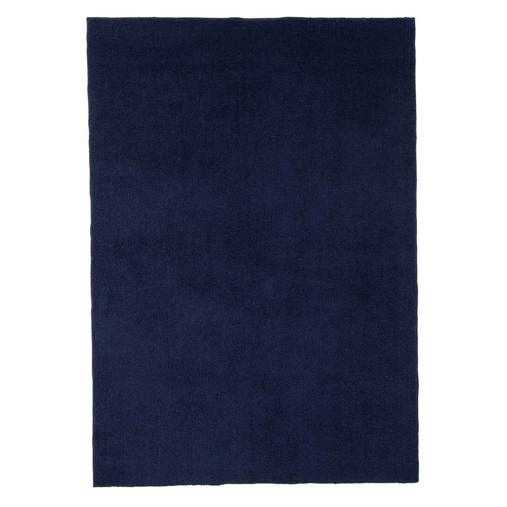 Kukoon Navy Blue Machine Washable Non-Slip Shaggy Rug, W: 120 cm, L: 170 cm – 3