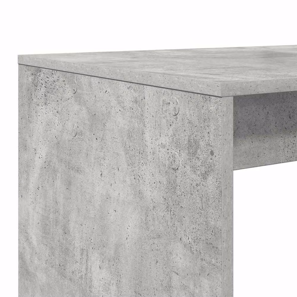 Berkfield Home Modern Writing Desk in Concrete Grey – 5