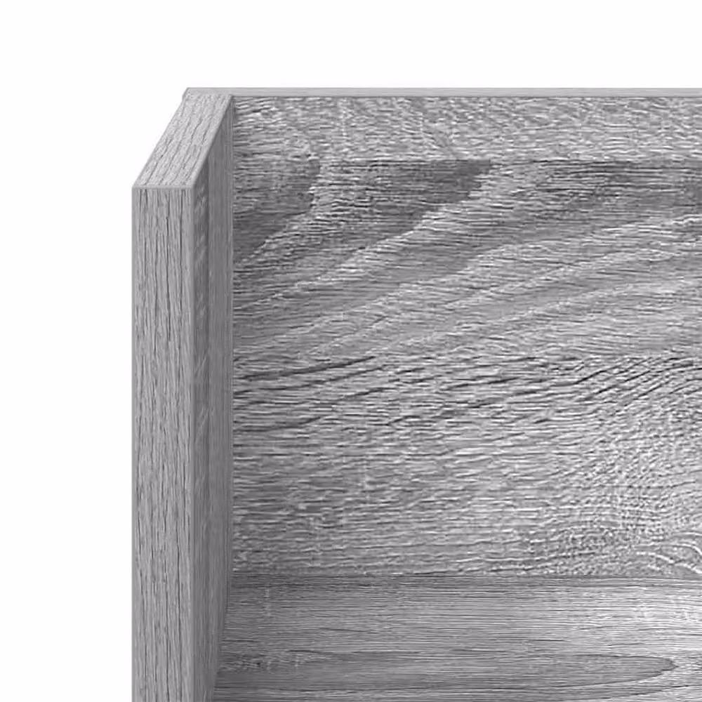 Berkfield Home Wall Mounted Shelves, 2 Piece, Grey, W/D/H: 100 x 16.5 x 16.5 cm – 2