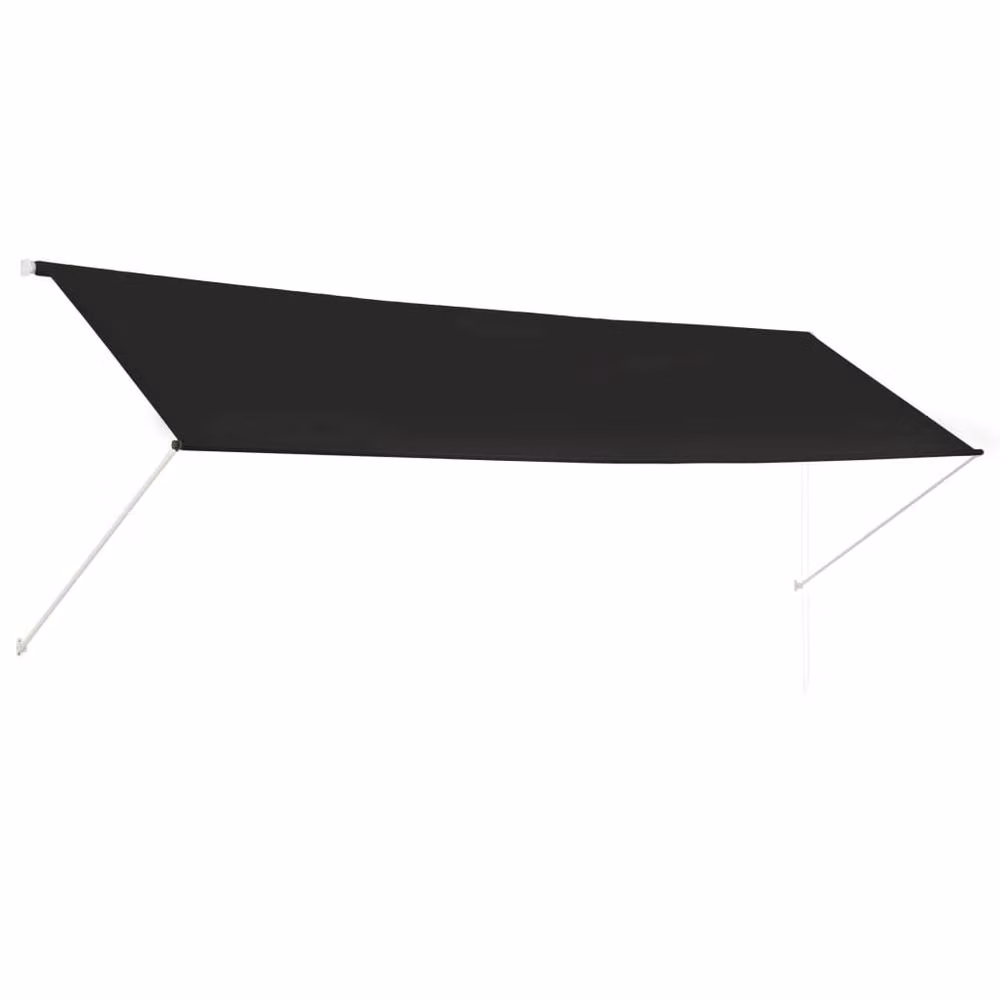 Berkfield Home Retractable Awning in Anthracite Black, W/D/H: 400 x 150 cm – 2