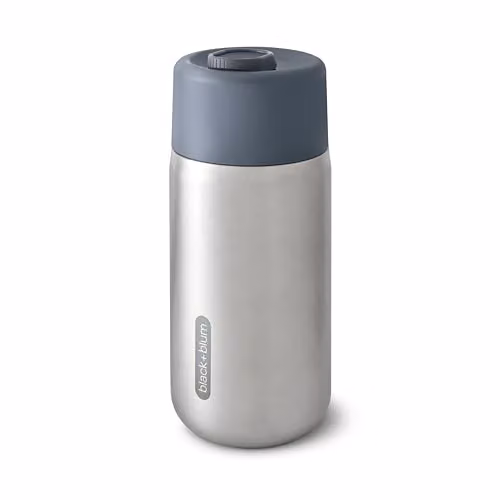 Black + Blum Insulated Stainless Steel Travel Mug with Lid, 340ml, Grey – 1