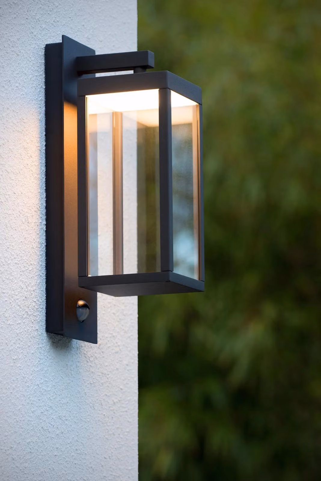 Lucide Clairette Black Motion Sensor Outdoor LED Wall Light – 3
