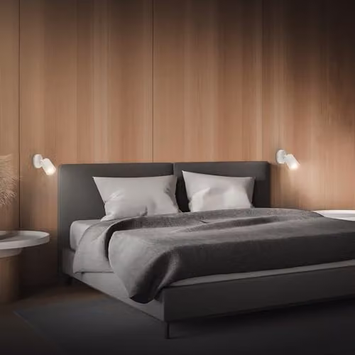 Briloner White Metal Adjustable Wall Lamp with GU10 Spotlight, W/D/H: 8 x 8 x 12.5 cm – 3