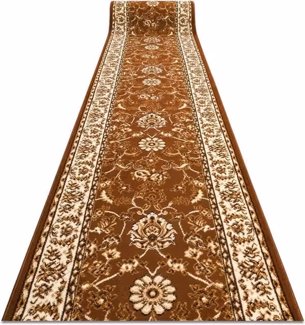 RugsX Bcf Morad Oriental Runner in Brown, W: 60 cm, L: 280 cm – 1