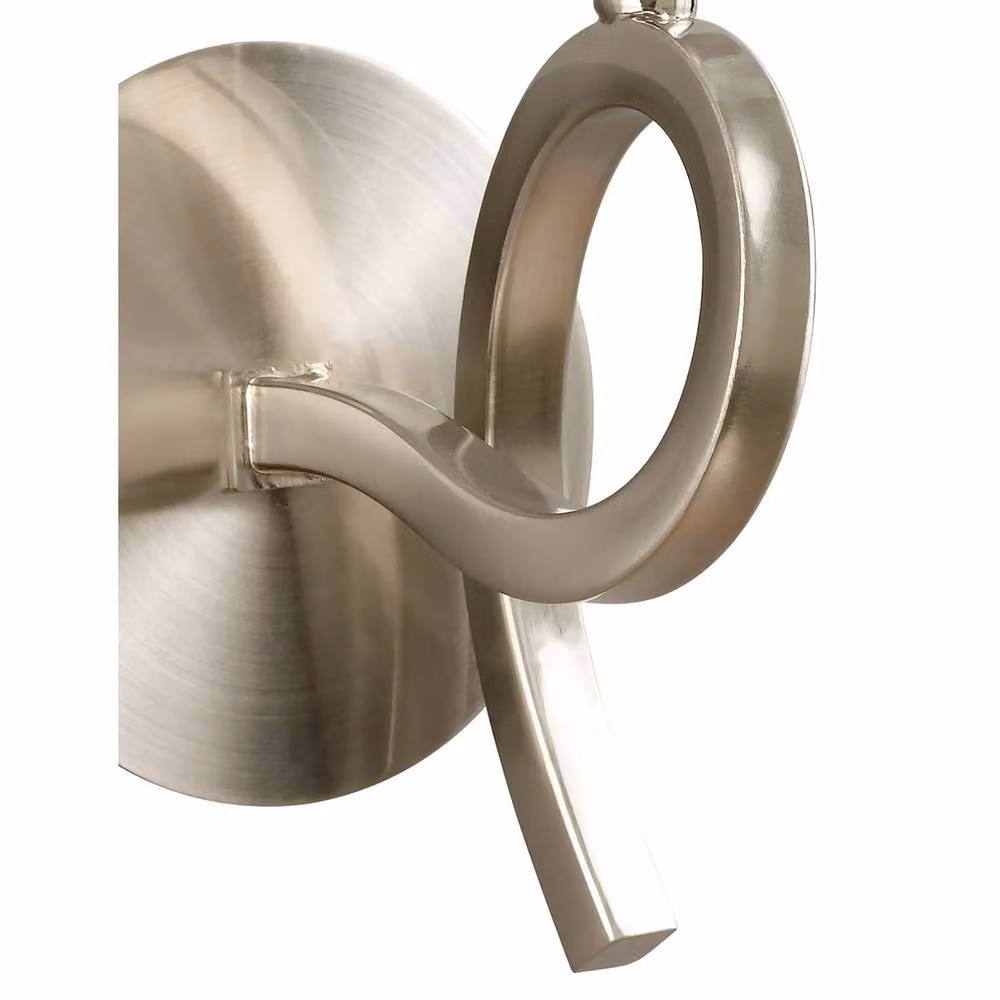 Netlighting Alaska Wall Lamp with Switch, Satin Nickel and Grey Glass, GU10 1 Light – 4