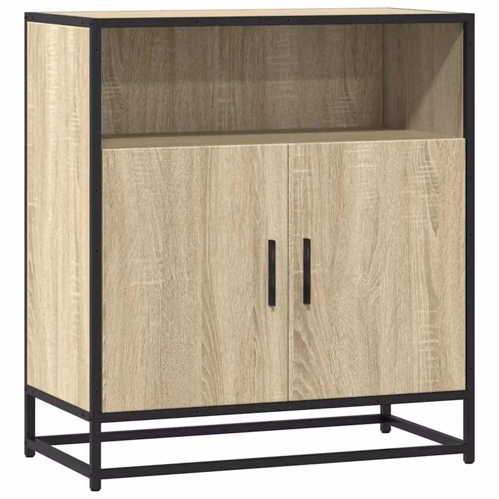 Berkfield Home Sonoma Oak Sideboard in Brown, W/D/H: 68 x 35 x 76 cm – 2
