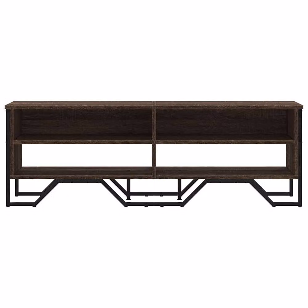 Berkfield Home Modern Brown Oak TV Cabinet W/D/H: 122 x 34 x 41 cm – 4