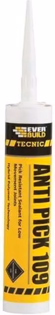 Sika Tecnic Anti-Pick 109 Polyurethane Sealant, Grey, 295ml
