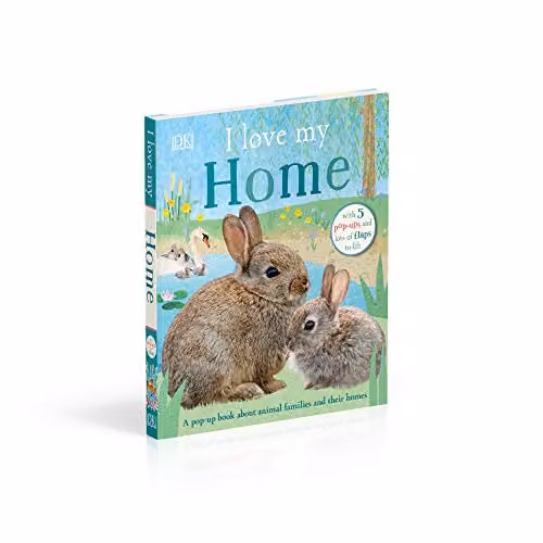 DK I Love My Home Pop-Up Book About Animal Families and Their Homes, Multicolour – 2