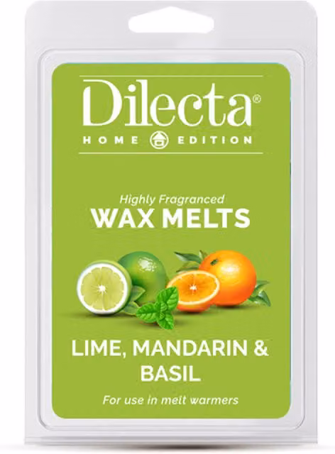 Dilecta Scent Highly Fragranced Lime Wax Melts in Green