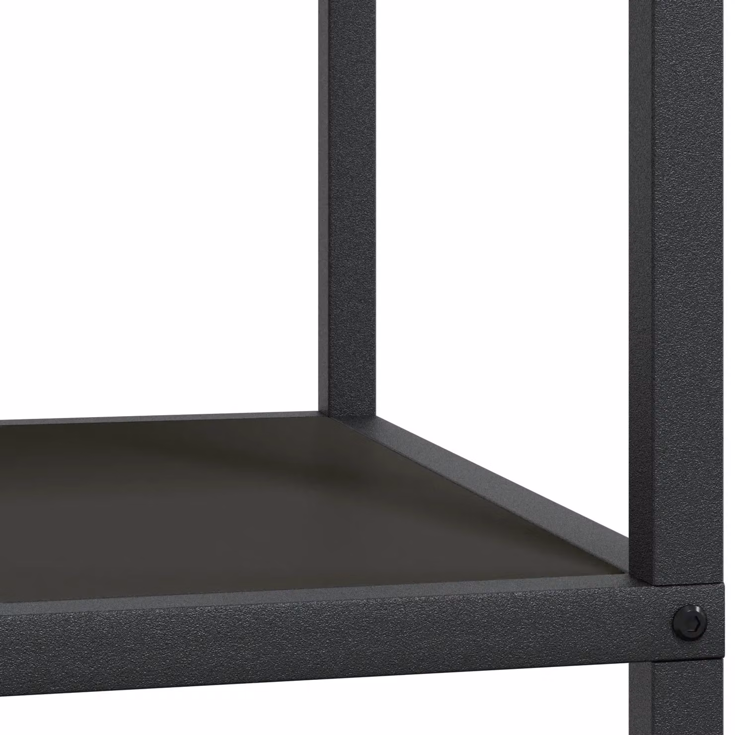 Berkfield Home Kitchen Storage Shelf in Black Matt Metal – 6