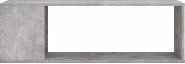 Berkfield Home Modern TV Cabinet in Concrete Grey, W/D/H: 100 x 24 x 32 cm