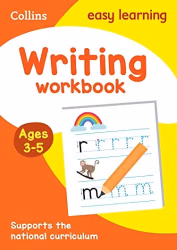 Collins Easy Learning Preschool Writing Workbook for Ages 3-5, Multicolour