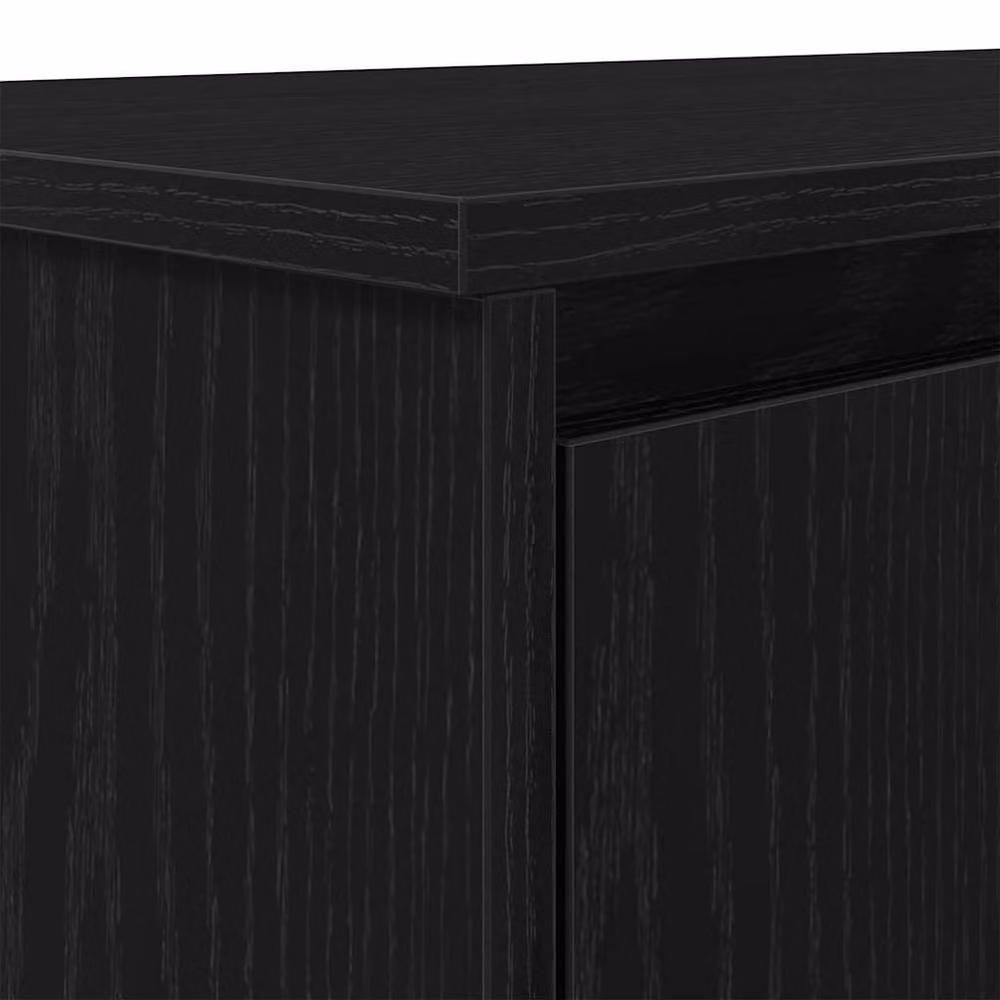 Berkfield Home Modern Secretary Desk in Black Oak, W/D/H: 120 x 42 x 76 cm – 6