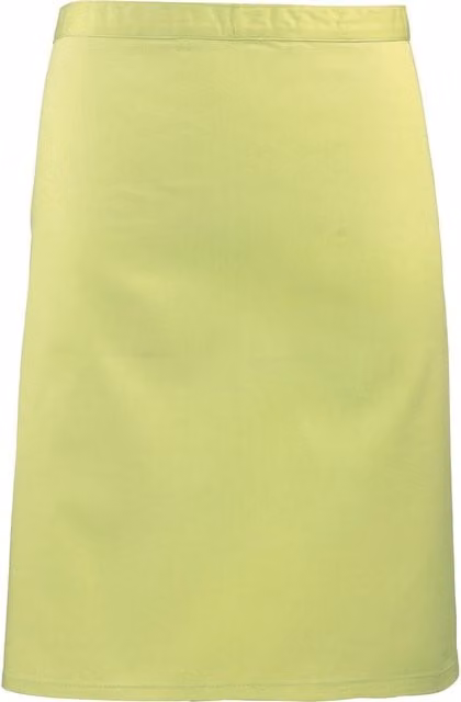 Premier Adult Mid-Length Poly-Cotton Apron in Green