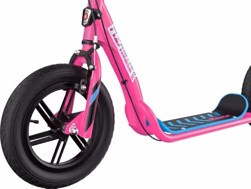 Razor Flashback Kick Scooter with 12 inch Air Tires and Brakes in Pink – 5