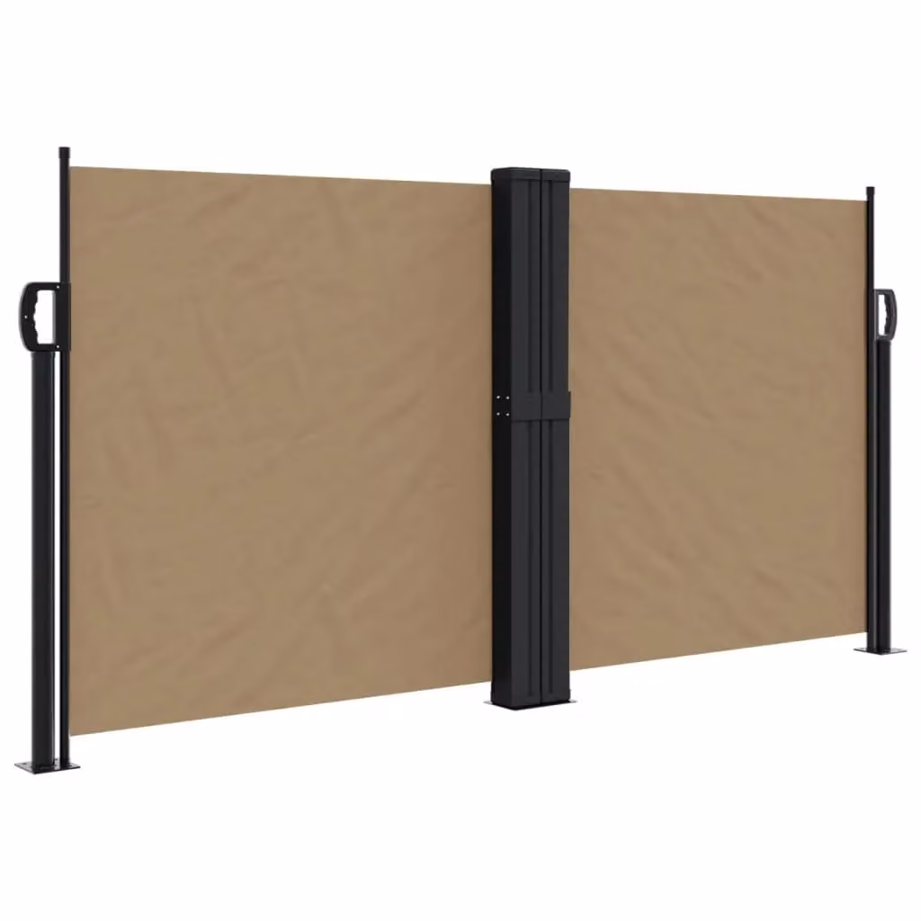 Berkfield Home Retractable Side Awning in Beige, W/D/H: 1200 x 120 x 120 cm – 2