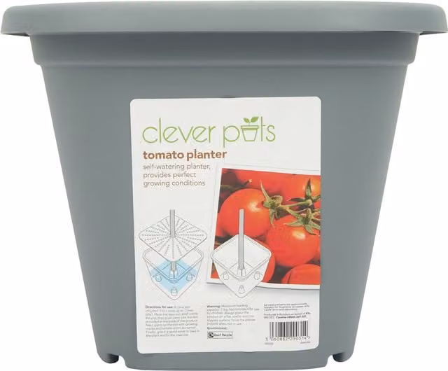 Clever Pots Grey Tomato Planter for Vegetable Gardens