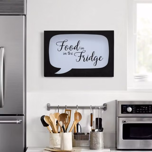 Maison Des Cadeaux Speech Bubble Hangable Light-Up LED Whiteboard in White