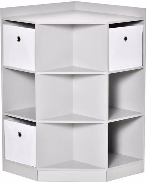 Chilli Seating Kids 3 Tier Toy Organiser Bookcase in Grey Matt MDF